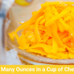 how many ounces in a cup of cheese