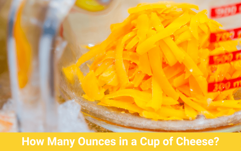 how many ounces in a cup of cheese