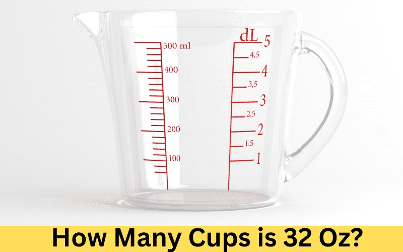how many cups is 32 oz