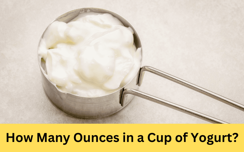 how many ounces in a cup of yogurt
