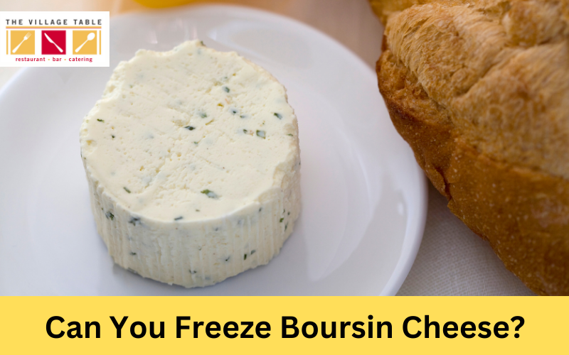 can you freeze boursin cheese