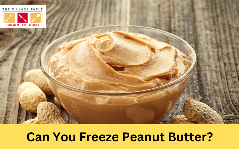 can you freeze peanut butter