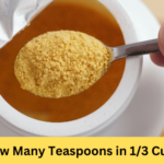 How Many Teaspoons in 1/3 Cup?