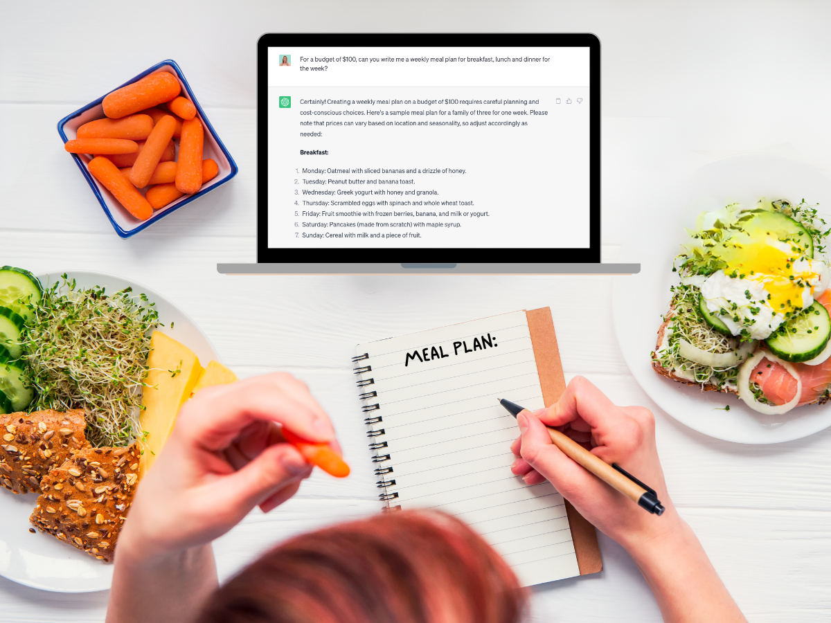 I Asked AI To Meal Plan For Me… Here's How It Went (with ChatGPT Prompts) – Freedom In A Budget